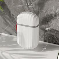 Kelioninė muilo indas su nusausintu vandeniu Vonios reikmenys Nešiojami įtaisai keliaujantiems laikikliui Talpyklos priedai Namų laikymo dėžutė balta