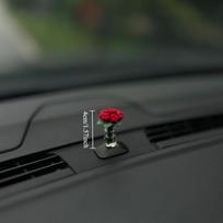 Dainty roses car center console window ornament mini cure car accessories ladies car personality beautiful interior ornaments