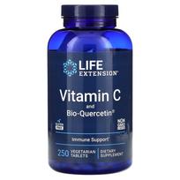 Life Extension Vitamin C and Bio-Quercetin Vegetarian Tablets, 250 Tablets 250 pcs - 1 ea