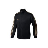 Adidas Laisvalaikio striukė su stovinčia apykakle ir šonine juosta, vintažinė, unisex, juoda/auksinė TR30J1-BG XXXL