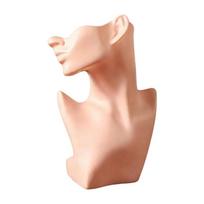 Versatile Mannequin Necklace Earring Ring Holder for Home and Shop Jewelry Presentation Featuring PVC Build