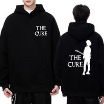THE CURE Roko Grupė Berniukai Neverkia Albumas Spausdintas Gobtuvukas Vyriškas Moteriškas Vintage Unisex Vilnos Megztinis S
