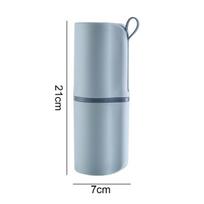 Toothbrushes, toothpastes / Oral care,Toothbrushes Case for Travel | Portable Storage Box Cup for Daily Use, Trips, and Camping,sky blue