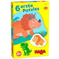 Dinozauro dėlionės Haba - 6 pirmieji dėliones vaikams - Smulkioji motorika ir koncentracija