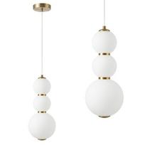 Pakabinamas lubinis šviestuvas TOOLIGHT LHJ113-3CP Šlifuotas auksas, 15x15x37cm