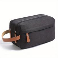 Vyriška kelioninė kosmetinė tualeto reikmenims, Juoda