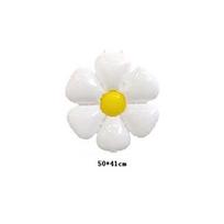 10Pcs Daisy Balloon Huge White Flower Aluminum Foil Balloons for Birthday Baby Shower Wedding Daisy Party Decorations Supplies 10pcs S
