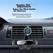UGREEN Car Phone Holder, Air Vent Unobstructed, Car Phone Mount with Navigation Upgrade Hook Clip, Suitable for Apple IPhone 17
