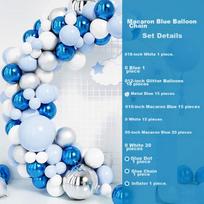 Balloon Arch, Birthday Scene Decoration, Birthday Balloons, Valentine's Day Props, Party Setup, Macaron Blue