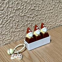 3 Keys Cute Gnome Fidget Keychain With Stress Relief Lovely Cartoon Design For Office Decor Daily Use Small Gift A2