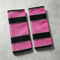 2 Pieces Breathable Horse Leg Wraps Lightweight Equestrian Guards AntiCollision Mesh Fly Boots rožinė