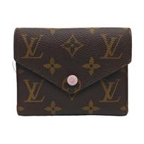 [Pre-Owned] Louis Vuitton Victorine Wallet 'Brown Monogram Canvas/Rose Ballerine Pink' - Very Good #1CGCWAC ONE SIZE
