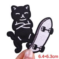 Rock Music/Muscle Animal Embroidered Patch Shar Monkey Dinosaur Patch Iron On Patches For Clothing Thermoadhesive Patches DIY