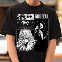 Griffith Femto Brutalist T-Shirt | Berserk Anime Shirt | 90s Retro Vintage Manga Tee S