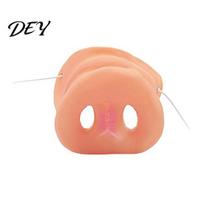 Costume Party Supplies Realistic Pig Nose, Soft Snout Nose Masque with Elastic Band, Animal Accessories for Halloween Cosplay Party, Performance Kids One Size 1pc