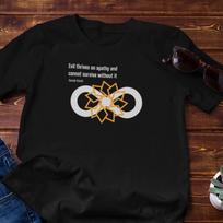 Hannah Arendt Philosophy Tee, Evil can only thrive on apathy, Unisex Cotton T-shirt 3XL