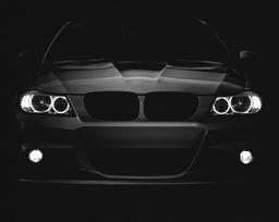 Bimmer E92 M3 T-Shirt Blue Angel Eyes Oss Beemer Headlights Glow Black XL