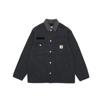 Carhartt WIP x Journal Standard Chore Coat Black Pigment Dye Unisex Streetwear A222089-22F-89PD M