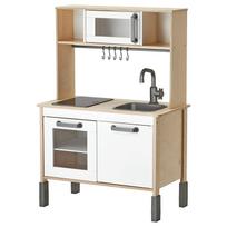 IKEA DUKTIG 29874534 Mini Birch White Kitchen, Plywood, balta