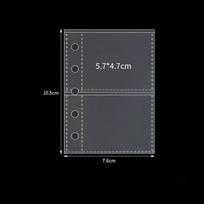 5-hole M5 binder Multiple Colors Mini binder Fashion Loose leaf notebook  Students 2 grid card page