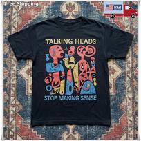Talking Heads 'Stop Making Sense' T-shirt, Unisex Black T-shirt, Size S-5XL XXL
