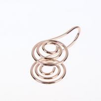 Adjustable Metal Palm Ring Handmade Rust-proof Spiral Jewelry Accessories for Outdoor Camping Wear One size