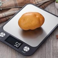 Kitchen Electronic Scale Black Stainless Steel High Accuracy Intelligent Waterproof Food Scale for Baking Stainless steel, ABS plastic