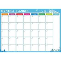 A3 Magnetic Monthly Planner Erasable Message Organizer INS Whiteboard Calendar  Office 1