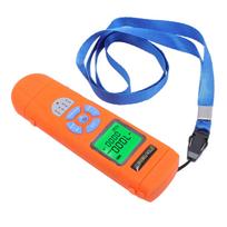 Optical Power Meter -70-+10dBm Accurate 850-1650nm 10 Wavelengths Rechargeable Fiber Optic Attenuation Tester with RJ45 Testing ABS