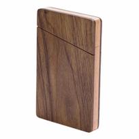 Thin Walnut Business Card Holder Solid Wood Business Card Organizer  Desk Accessories ruda