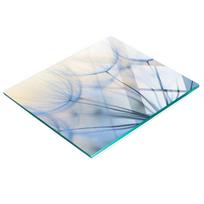 Durable and Stylish Glass Kitchen Backsplash with Dandelion Pattern 60X52 Cm