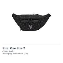 MLB New York Yankees Polyamide Fanny Pack Unisex Multicolor 3AHSMV45N One Size 2 juoda