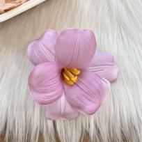 Bohemian Style Tulip Flower Hairpin Cloth Simulation Flower Hair Clip Simple   Girl style 3