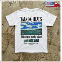 Talking Heads This Must Be the Place Lyrics Unisex White T-shirt, Size S-5XL S