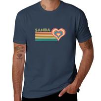 Samba Love TShirt Christmas Casual Short Sleeve Top S