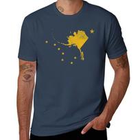 ALASKA FLAG BIG DIPPER URSA MAJOR NORTH STAR MAP TShirt Odor Resistant Short Sleeve Top S