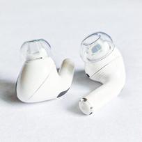 Ear Tips And Caps Apple AirPods Pro 1/2 And First/Second Generation, Non-Slip Transparent Earphone Protectors [Medium Size] 1 Pair