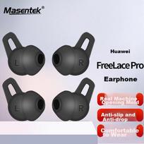 ES22 Freelace Pro Bluetooth Earphones, Ear Tips And Eartips 2, Soft Silicone Covers Replacement Accessories, Anti-Slip, Black, Large Size, 1 Pair