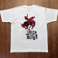 Horse the Band Music On Stage White T-Shirt Cotton All Size 2XL