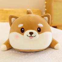 New Doll Round Ball Shiba Inu Doll Cute Corgi Dog Plush Toy Children's Birthday Gift Doll 40cm (0.32kg)