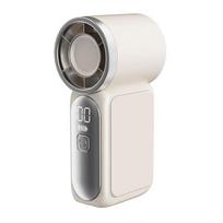 Portable Mini Handheld Turbo Fan LED Display Mini High Speed Handheld Fan, Desk Fan, Outdoor Cooling, Rechargeable Fan