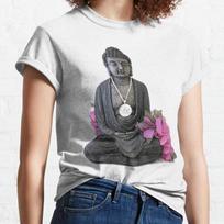 buddha budda lotus relaxation china figure fengcheng Classic T Shirt L
