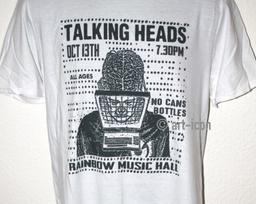 Talking Heads T-shirt / 80s gig poster design 4XL