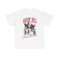 Raisin Hell Since Birth Graphic T Shirt Womens Brand New Cotton Tee XXL