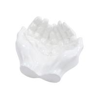 Palm Ornament Resin Hand Shaped Key Tray Decorative Creative Cupped Hands Tray Palm Shape Desktop Organization Bedroom balta