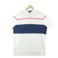 Seconde vie - Polo manches courtes Homme  Blanc - Bon état XL