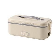 Portable Electric Heating Insulation Lunch Box Dinnerware Food Storage Container Double-layer Bento Lunch Box Food Container US