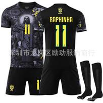 Soccer Uniform Set, Short Sleeve Football Jersey and Shorts Sportswear Kit for Training, Matches and Team Activities 16（Rec. Height 90-100cm）