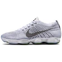 Nike Flyknit Zoom Agility Soft And Comfortable Cushioning Breathable Low top Running Shoes Women's Gray 698616-100 37.5