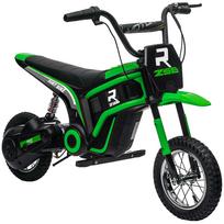 Electric Kids' Motorcycle, 24V Motor, Adjustable Speed, Music & Lights, Green 119 x 64 x 76.5 cm žalia